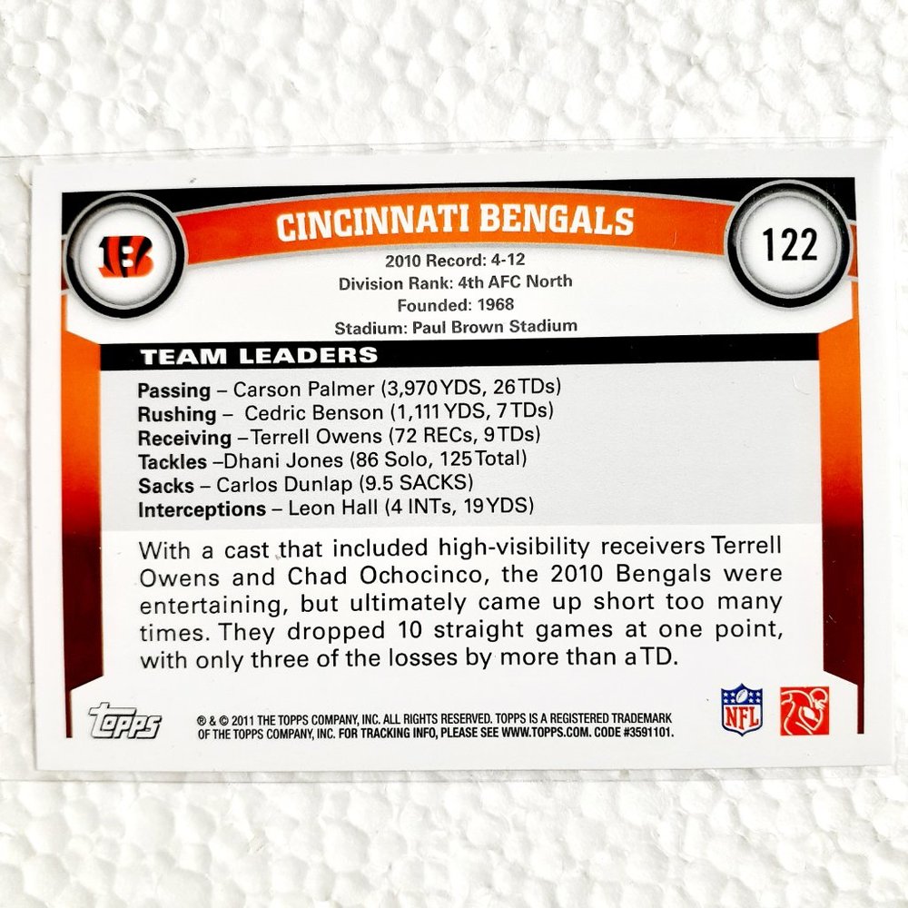 Cincinnati Bengals 4 Card Lot - FTBL [7_3] - Picture 3 of 9